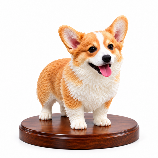 Custom 4cm 3D Pet Figurine – Personalized Pet Resin Model