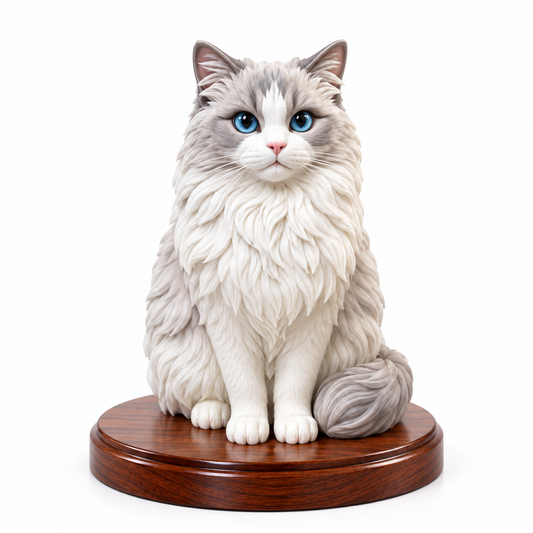 Custom 10cm 3D Pet Figurine – Personalized Pet Resin Model